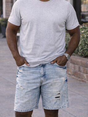 2 for $20 Jeanius by Akademiks (NEW) Jean Shorts 1999 Style Plus Size 50